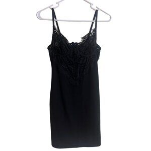 Blashe S Black See Through Lace top Baddie Dress